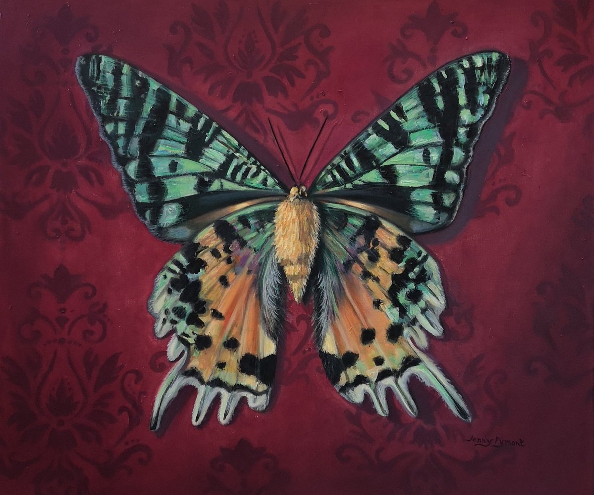ArtJennyPymont's tweet photo. 'Sunset Moth'
Oil on canvas
64cm x 74cm
New for 2019
Here is 2 of 4 paintings I have in the SWAc Open Exhibition at Exeter Castle, #Exeter, EX4 3PU.
Tue 12th - Sat 23rd Nov 2019.
#SouthWestAcademyoffineart #JennyPymont #christmaspresentidea #VisitExeter
#sunsetmoth https://t.co/rXxRbbHGaX