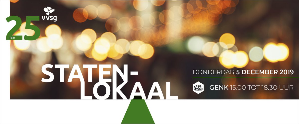 🎂Op 5 december vieren we 25 jaar #VVSG: feestelijk én met een strategische blik op de toekomst, samen met het topkader van lokale besturen, partneroverheden en -organisaties. Wil jij erbij zijn? vvsg.be/Staten-Lokaal #StatenLokaal