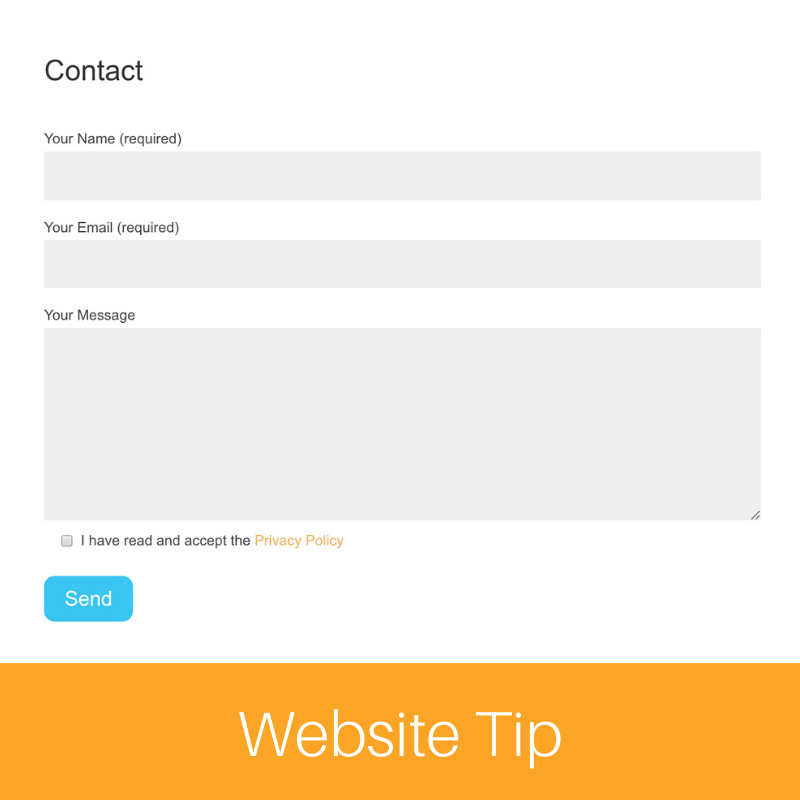 Always include a contact form. Your audience may not have access to their email program, therefore, a contact form makes it easy for people to email you no matter what.

#contactform #website