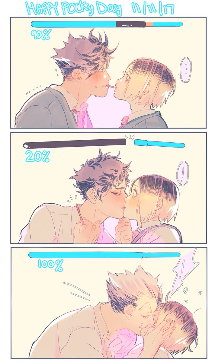 Pocky day drawing I did in 2017 [edited a bit] 