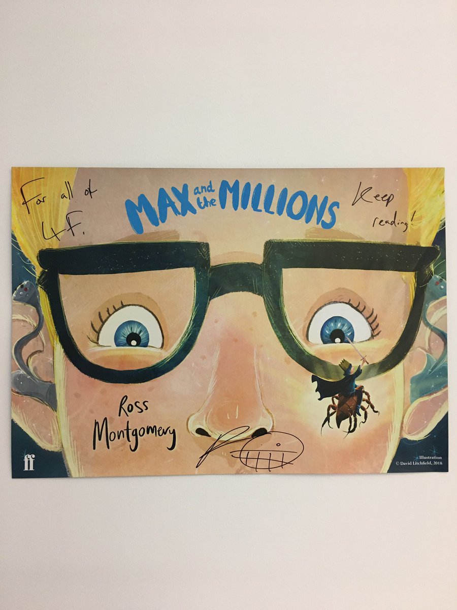 AFearn_90's tweet photo. The children have spoken! They were very excited about our signed poster. Thanks @mossmontmomery #readingrocks #readingforpleasure https://t.co/zxwkxeKLPi