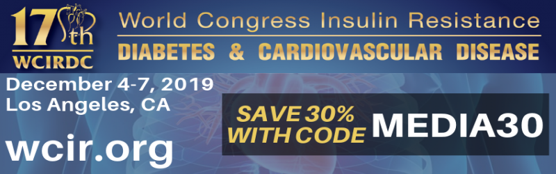 Cn1699's tweet photo. 17th World Congress on Insulin Resistance, Diabetes & Cardiovascular Disease
Date: December 4 - 7, 2019
City: Los Angeles
Country: United States
#insulinresistance #diabetes #cardiovasculardisease #TIMOA
For more information, click link below. 👇
https://t.co/1C8lzo9q0L https://t.co/4rBzXPXEX2