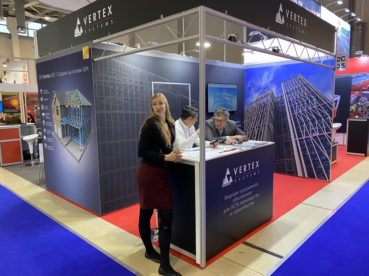 VertexSystemsHQ's tweet image. Day 1 at Metal-Expo 2019 Moscow VDNH. Welcome to see #VertexBD and #VertexShoroom at booth 2C35 Hall 7. Meet also our Turkish machine partner @arkitechfsystem !