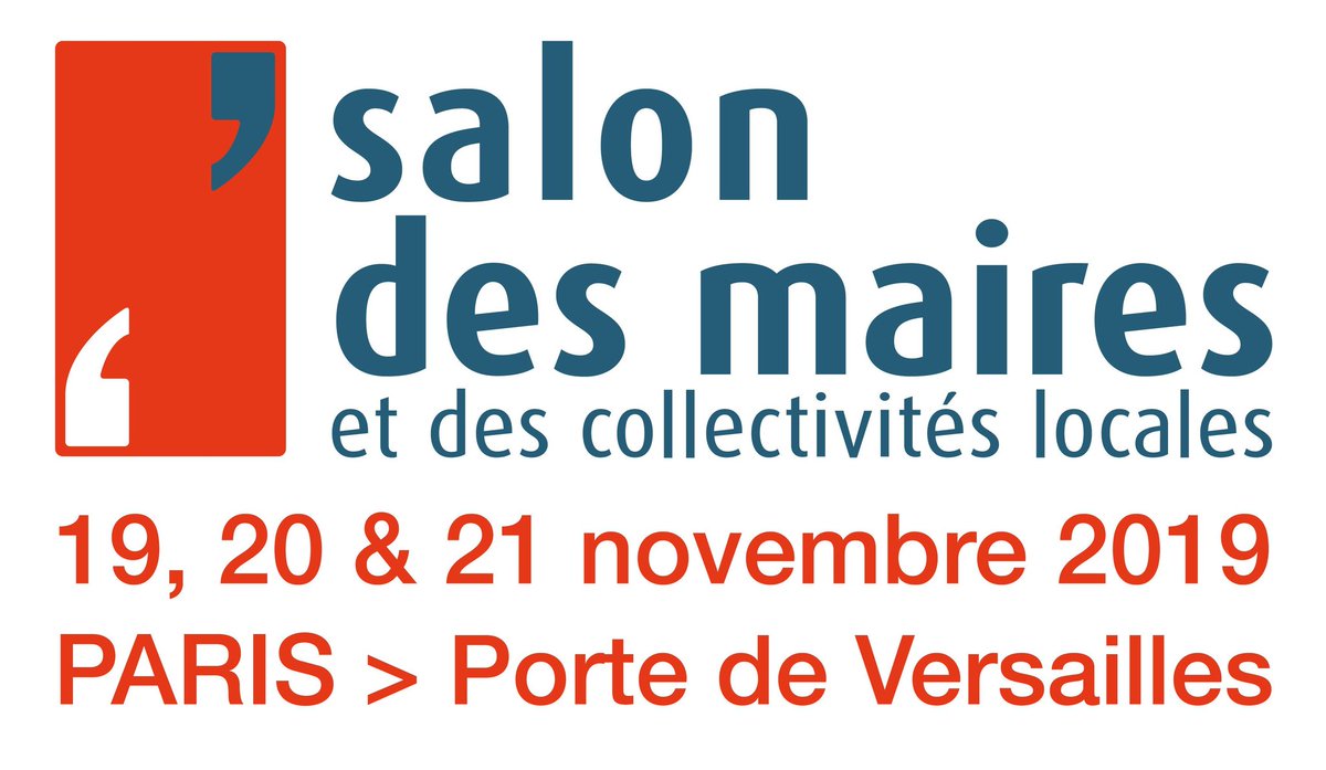 Salon des maires de France du 19 au 21 nov #SMCL
La @Bdt_HtsDeFrance vous donne RDV sur le stand C.05
Nous serons avec @caissedesdepots @BanqueDesTerr @egis @transdevFR @CDC_Habitat @SCET_Groupe 
@salondesmaires