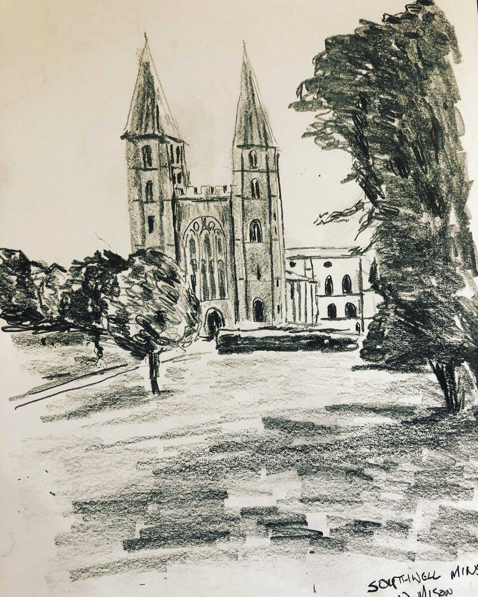 visially's tweet image. Another few days of sketching my local scenes in Newark and Southwell  #pencilart @NystagmusUK @RNIB