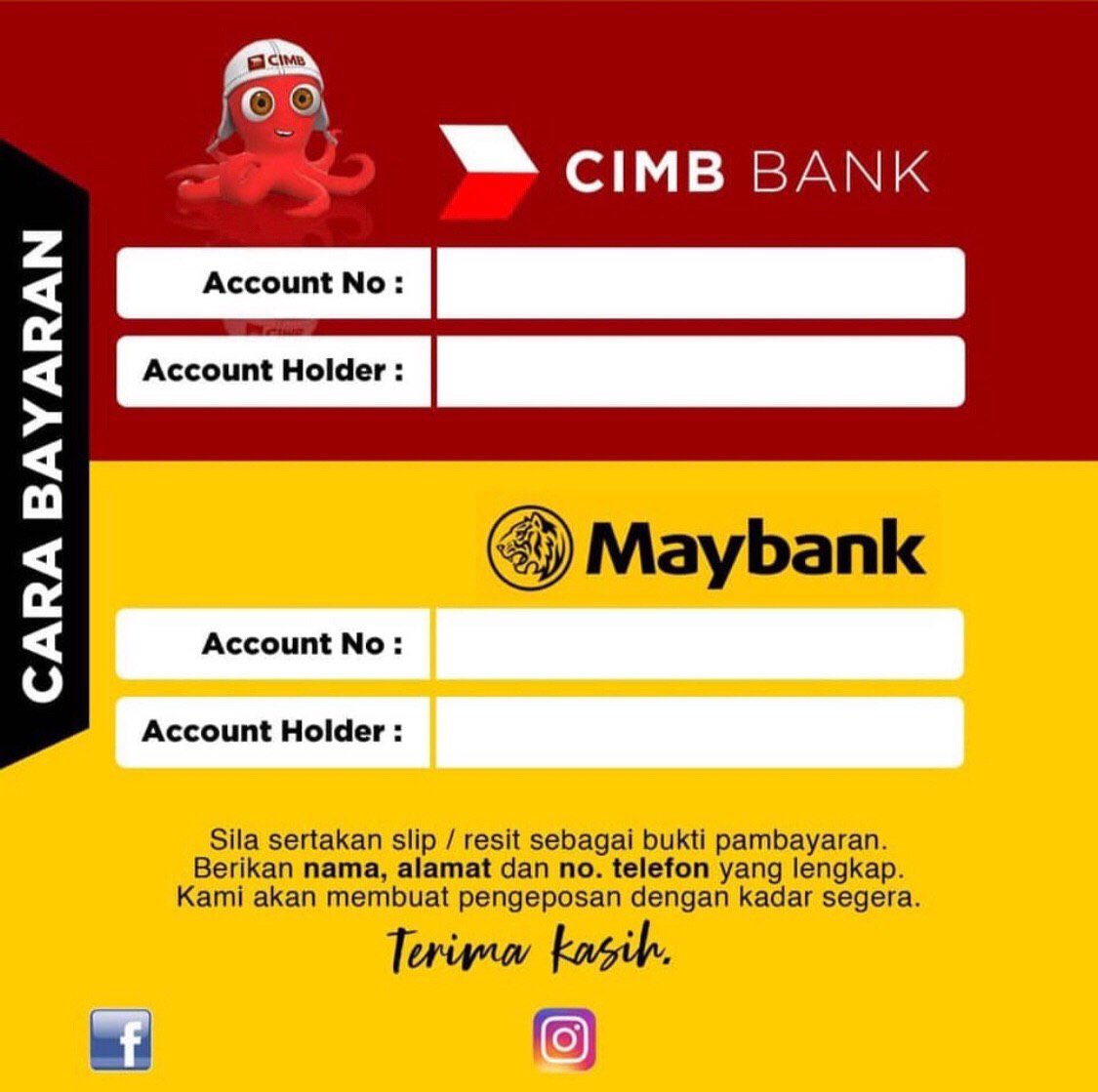 Cimb Bank Account Number Template