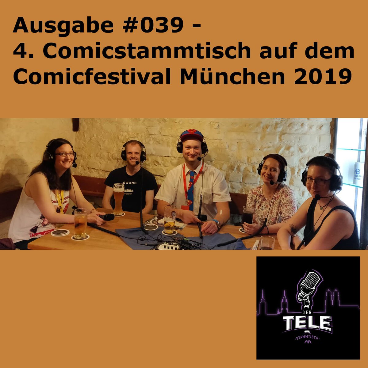 Andi_H3ld's tweet photo. Nach kurzer Pause geht es nun weiter mit dem 4. Comicstammtisch vom @Comicfestival_M. Zu Gast hatte ich: #CristinWendt, #RonjaBüscher, @Metagrundierung und @Iruka_k
Ab sofort in eurem #Podcatcher, auf #Spotify, #YouTube und wo es sonst noch gute Podcasts gibt!
#cfm19, #cfm2019 https://t.co/YLgAeCfIV9