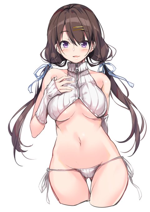 個人的にヤられるセーターを考えてみた。
寒そう🤔 