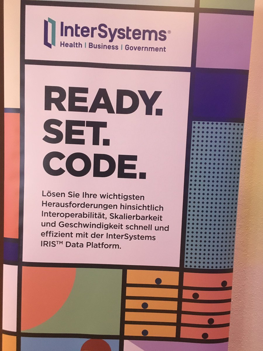 RGeldhauser's tweet photo. Countdown läuft! In Kürze beginnt das InterSystems DACH Symposium 2019. #intersystems #DACHSymposium2019 https://t.co/v6u5xeFKoJ