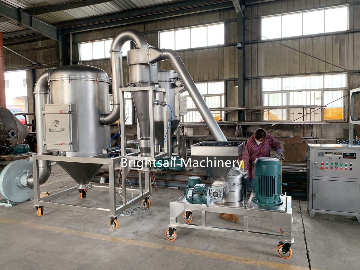 SBrightsail's tweet image. The BSP-350 pulverizer machine for our American client has been finished, this week we will send it out🛳.

#Pulverizermachine #Foodpulverizermachine #Ricepulverizermachine