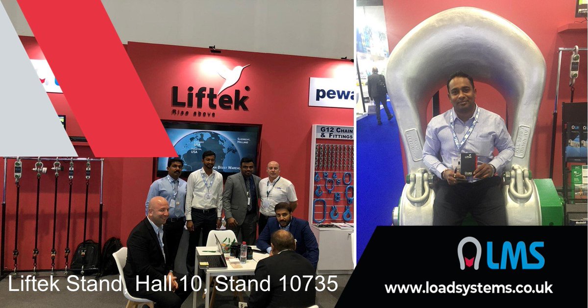 loadshackle's tweet photo. The Liftek FZC team all ready for Day 2 of ADIPEC!

Millar Kennedy is representing LMS on our Middle Eastern Distributor, Liftek International, stand. Pop along to Hall 10, Stand 10735, to find Millar and he’ll be happy to discuss everything load monitoring!

#ADIPEC #ADIPEC2019 https://t.co/X3LDHPjPzh