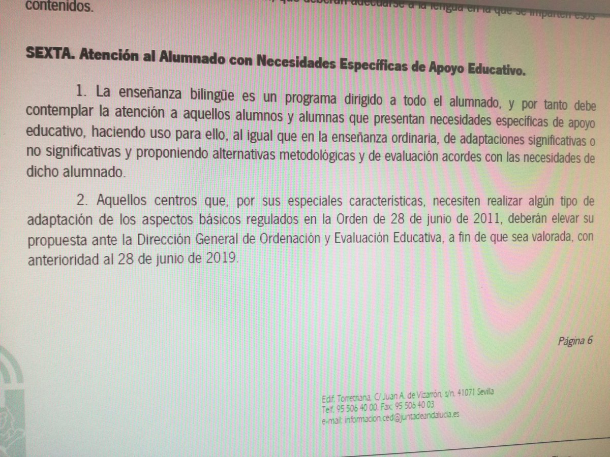 Reflexionando sobre materias bilingües y alumnado NEAE...
(Instrucciones 15-05-2019)
<a href="/EquipoTcnico/">Equipo Técnico</a> <a href="/DislexiaGranada/">Dislexia Granada</a>