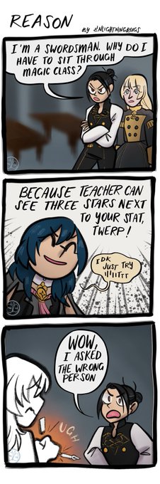 Felix is a joy to have in class
#FireEmblemThreeHouses #FE3H 