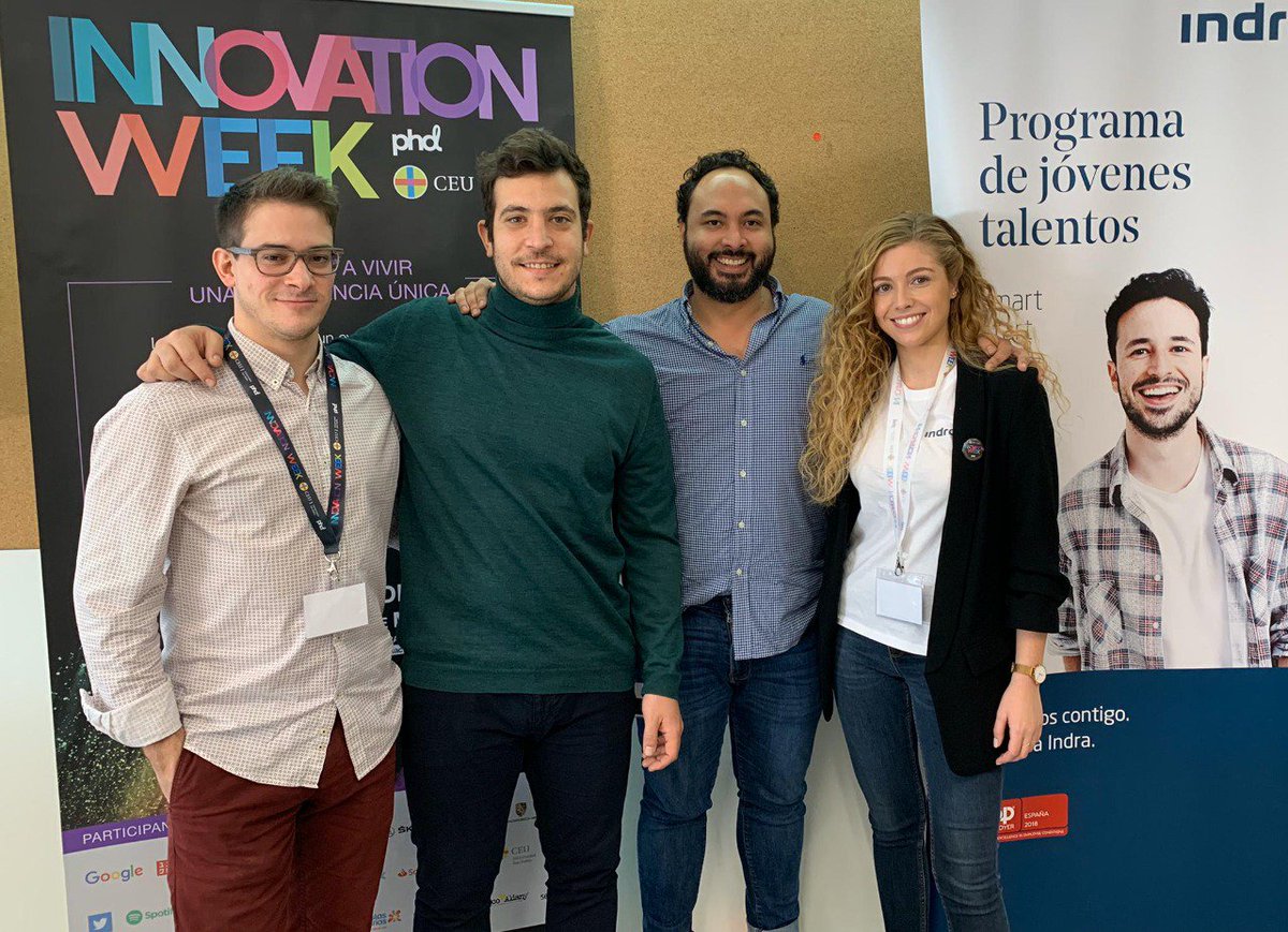 USPCEU's tweet photo. Estamos inmersos en los #Retos, innovando y creando de la mano de los excepcionales 👏ponentes;🎙
@Mariano_BP con @Google 🔎
@AgerSalcedo de @Iberia✈
#AntonioAngulo con @minsaitbyindra e @IndraCompany 💻
@skoda_es con @victorronco🚗
#InnovationWeekCEUPHD #CEUSanPablo https://t.co/2DhfpkF5CM