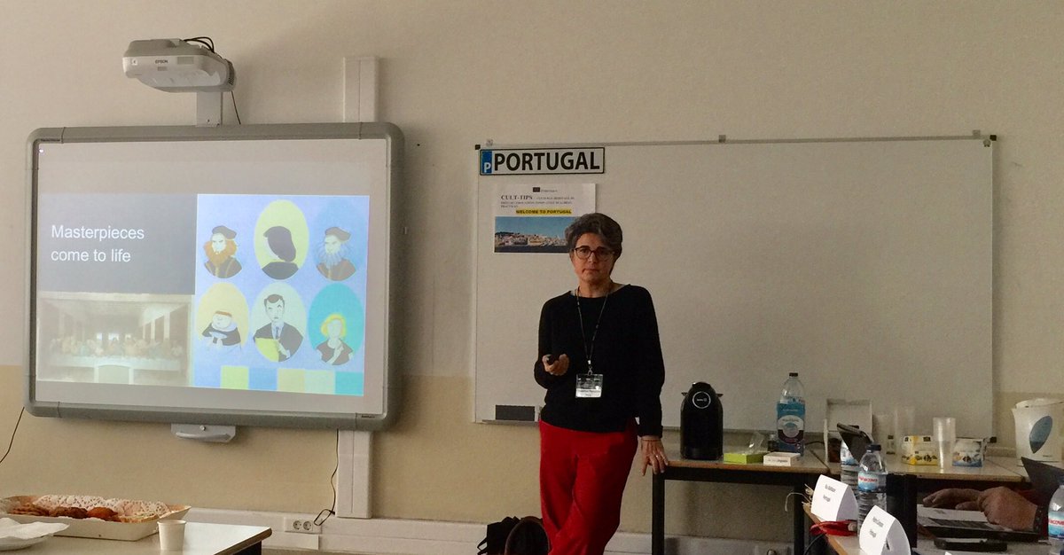 mariadomleo's tweet photo. @IESHermanosMachado) participa en la reunión inaugural  del nuevo Proyecto @EUErasmusPlus  “Cult-Tips”, en Almada, Portugal. 
El objetivo principal es el uso del pensamiento computacional y las nuevas tecnologías para el conocimiento del patrimonio cultural europeo. https://t.co/hX5GaP7Z1J