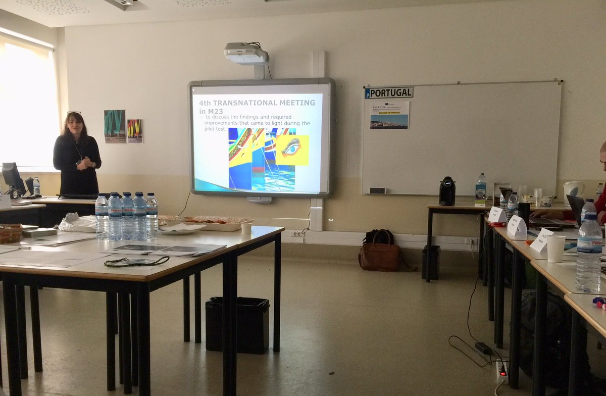mariadomleo's tweet photo. @IESHermanosMachado) participa en la reunión inaugural  del nuevo Proyecto @EUErasmusPlus  “Cult-Tips”, en Almada, Portugal. 
El objetivo principal es el uso del pensamiento computacional y las nuevas tecnologías para el conocimiento del patrimonio cultural europeo. https://t.co/hX5GaP7Z1J