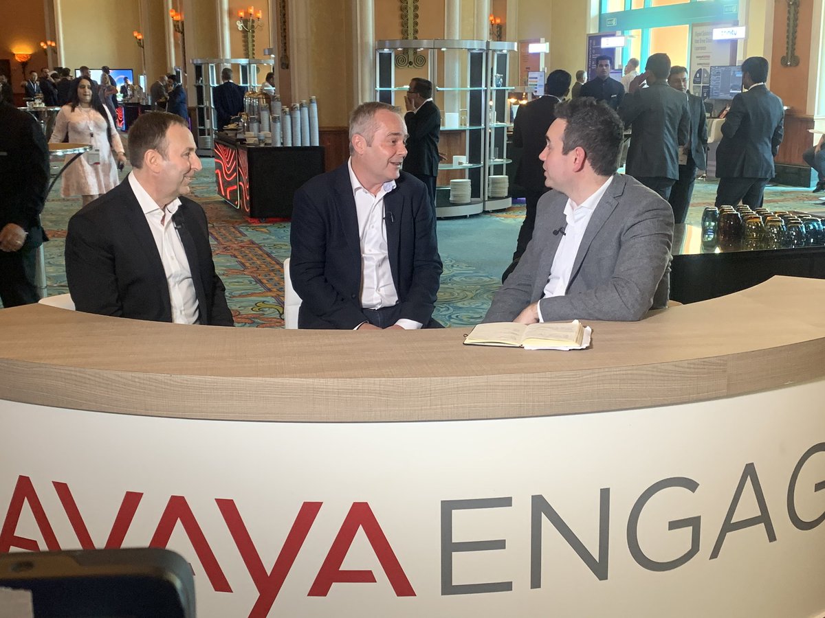 disruptivelive's tweet image. Now it’s Richard Lott and Stuart Williams from @4netTech #AvayaENGAGE #CBLive19
