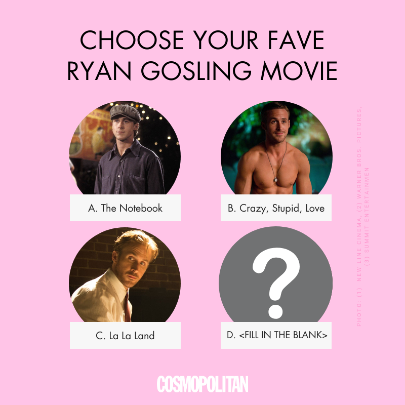 Happy birthday, Ryan Gosling!  