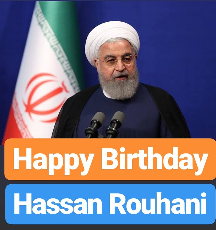 Happy Birthday 
Hassan Rouhani  