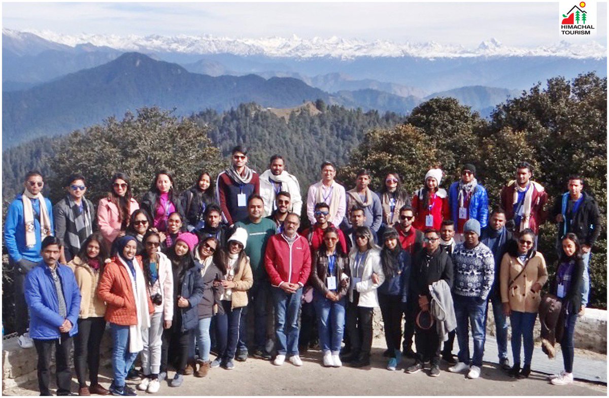 Participants of 57th #KnowIndiaProgrammevisited Hatu Peak (Narkanda) and had magnificent views of snow clad Himalayan peaks and bowed at Hatu Temple at 11152ft. height. Enjoying their stay in Himachal.@OIA_MEA@MEAIndia@indemtel@IndiainSL#HimachalTourismOfficial