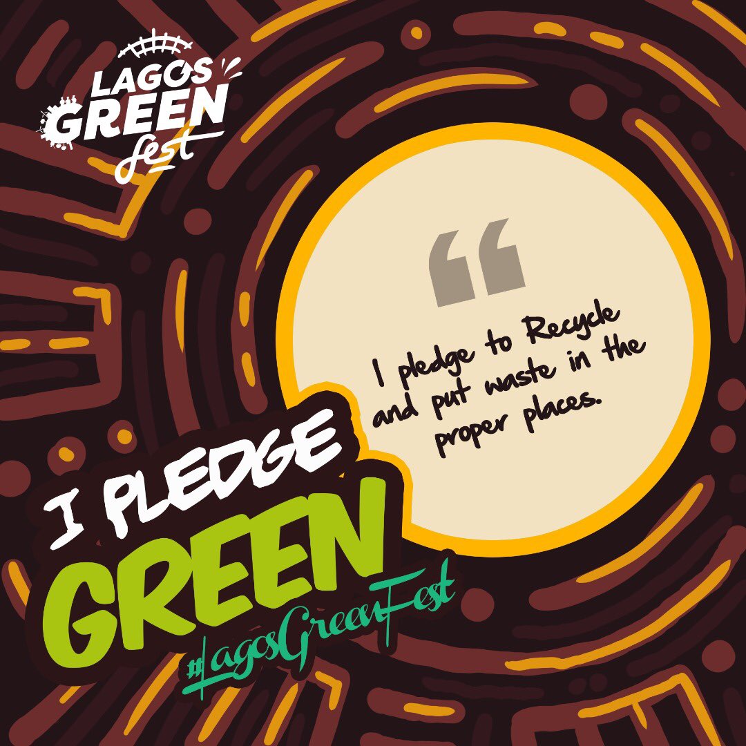steevaneagain's tweet photo. rt to pledge! #IPledgeGreen
@lagosgreenfest is this sunday! #lagosgreenfest https://t.co/gfrX99JSdK
