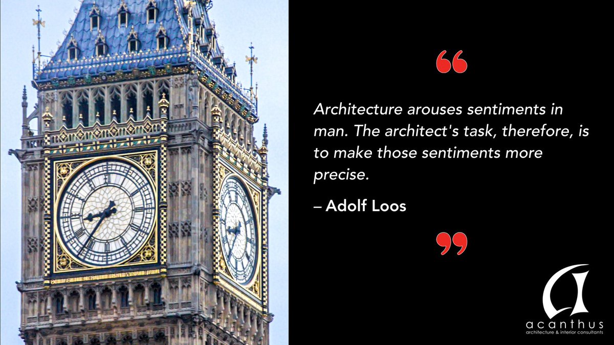 ANI_Consultants's tweet image. #FoodforThought

#ArchitectureThought #Sentiments #Functionality #Design #Wonders #ArchitectsWork #Precision #Uniqueness #AdolfLoos #Acanthus #Architects #InteriorDesigners

Check Architecture &amp;amp; Interior Designs by Acanthus ▶ acanthus.in