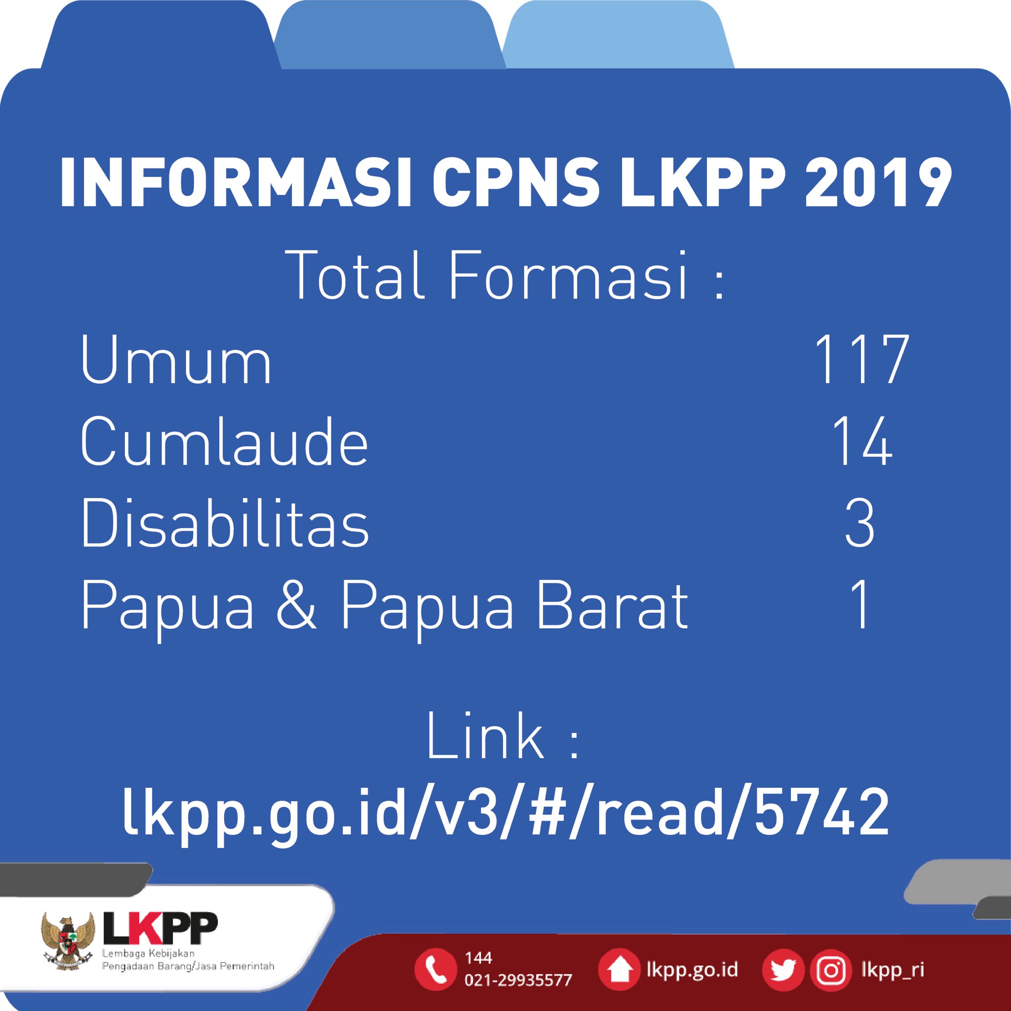 L K P P On Twitter Ini Yang Ditunggu Tunggu Penasaran Seputar Informasi Cpnslkpp2019 Yuk Sobat Kredibel Simak Informasi Cpns Lkpp 2019 Berikut Ini Lkpp Cpnslkpp2019 Https T Co Mjv9sicq3z