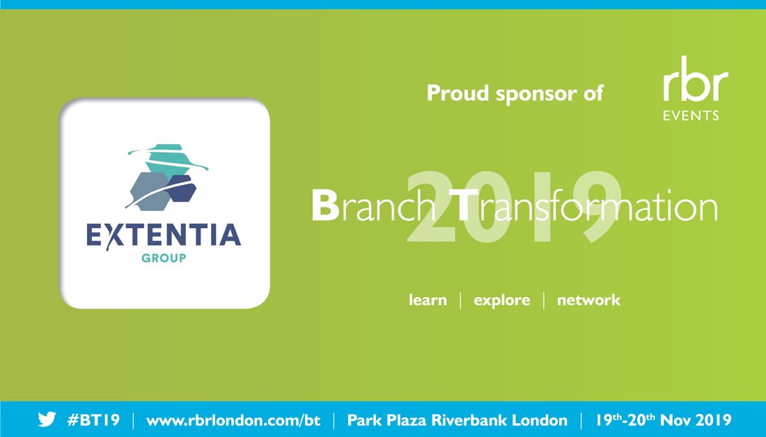 Just one week until Branch Transformation 2019 kicks off in London! Meet the <a href="/ExtentiaGroup/">Extentia Group</a> and 550+ pioneering banks and thought leaders at #BT19. BOOK NOW! rbrlondon.com/bt #branch #CX #DX