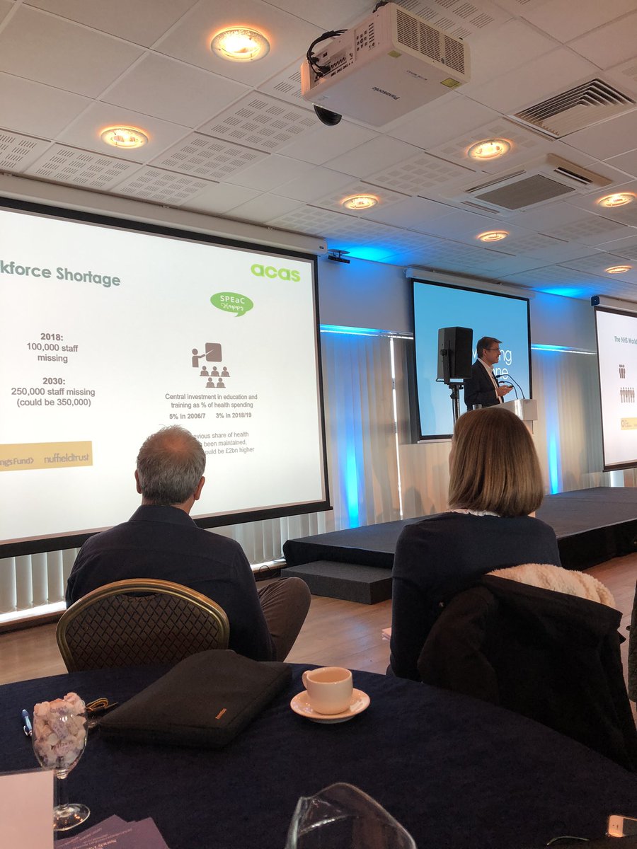 Delighted to be at the ACAS annual seminar talking about listening to staff