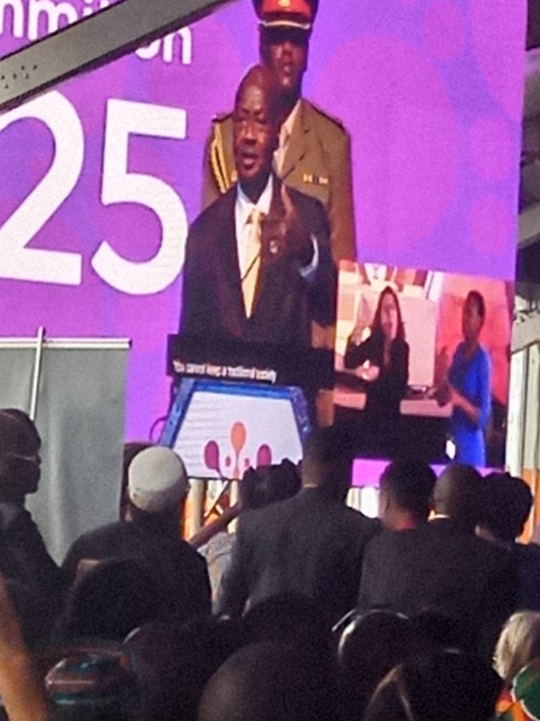 CEHURD Uganda (@cehurduganda) on Twitter photo His Excellency <a href="/KagutaMuseveni/">Yoweri K Museveni</a> commits on Operationalizing the SE framework, reducing the unmet need of FP from 28% - 10% by 2022 & scaling up financial allocations towards purchase of FP commodities & service provision during the #ICPDNairobiSummit heads of States commitments. His Excellency <a href="/KagutaMuseveni/">Yoweri K Museveni</a> commits on Operationalizing the SE framework, reducing the unmet need of FP from 28% - 10% by 2022 & scaling up financial allocations towards purchase of FP commodities & service provision during the #ICPDNairobiSummit heads of States commitments.