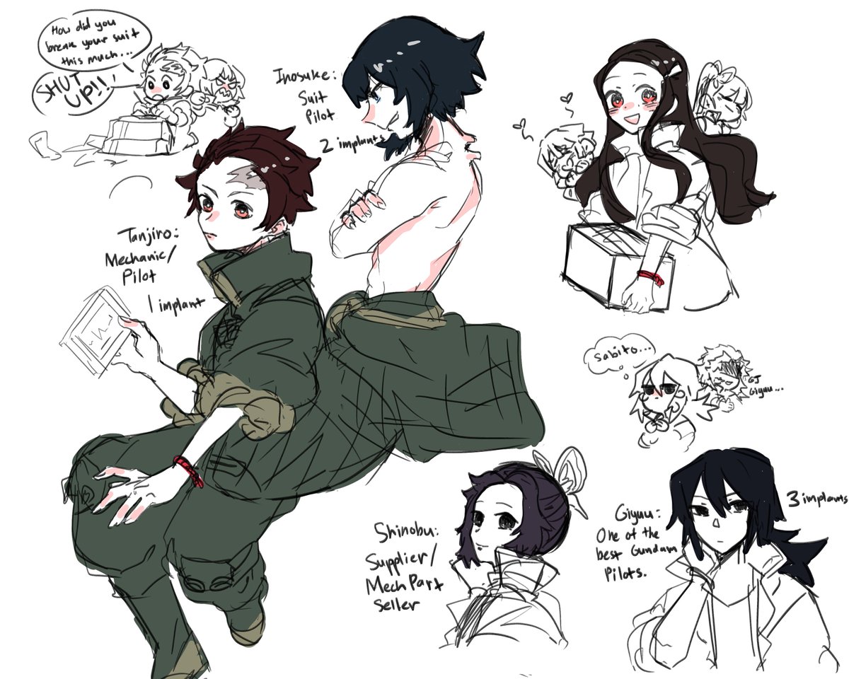 hey what if.... iron blooded orphans x kimetsu no yaiba...... cause yknow....both shows have actually ripped my heart out (I still have to figure out rengoku and the other pillars, but muzan and his gang are gjallarhorn ofc) 