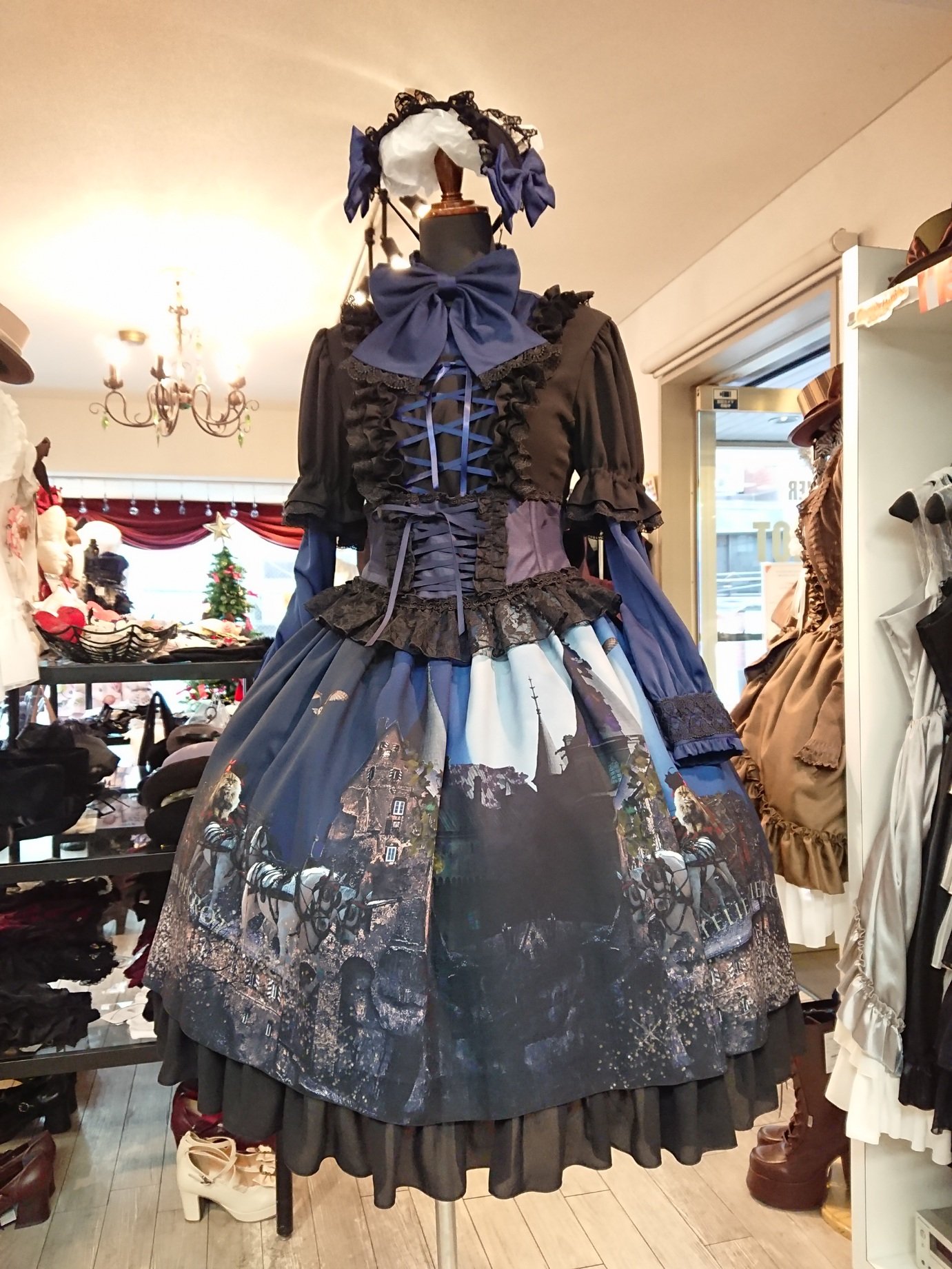 ATELIER PIERROT ブルーワンピース