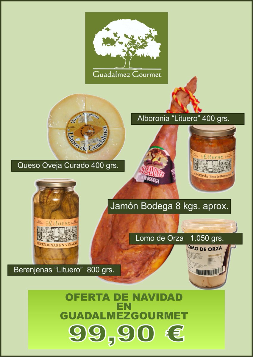 angelmanduran's tweet photo. En GUADALMEZ GOURMET hacemos cestas de Navidad a tu gusto. Para consumo propio o regalar.
Entra: https://t.co/RUkkG0FtPa Y verás productos caseros de pueblo para completarla. https://t.co/8kMa9UaYTj