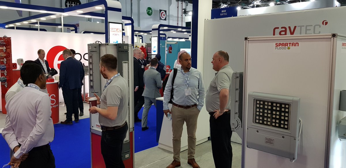 RaytecHazardous's tweet image. Yesterday was a great success. Roll on day 2 of @ADIPECOfficial Visit the team... stand 8632!

#ADIPEC2019  #explosionprooflighting #oilandgas #hazardousareas