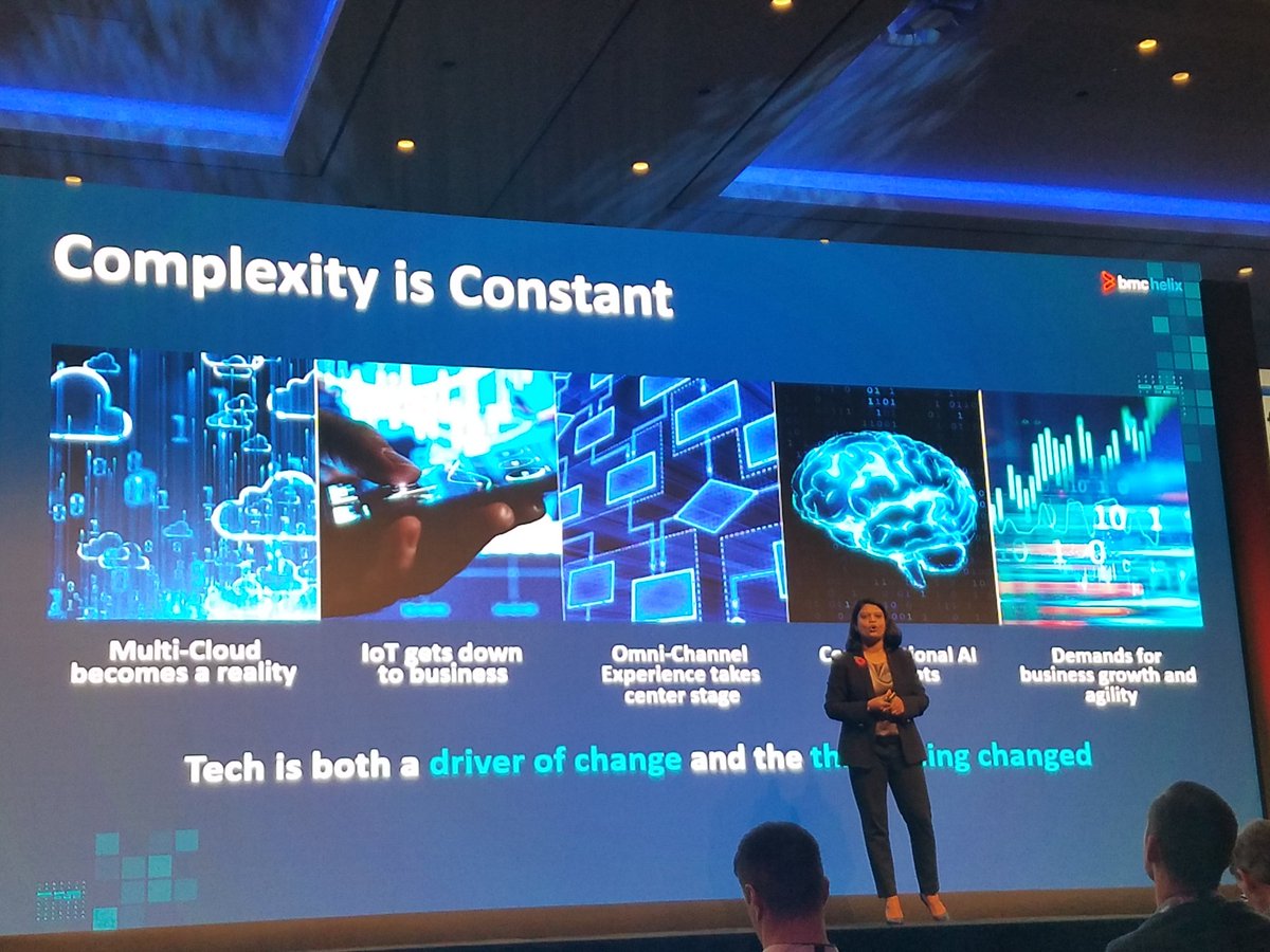 sheilakwatson's tweet image. Complexity of clouds, plus how to discover, secure, manage the assets is also a key challenge...it&apos;s a tech tsunami tells @BMCSoftware  @Nayaki_N during #BMCExchange