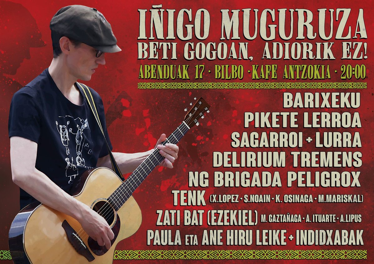 Iñigo Muguruza omenduko dute abenduaren 17an Bilbon
badok.eus/musika/inigo-m…