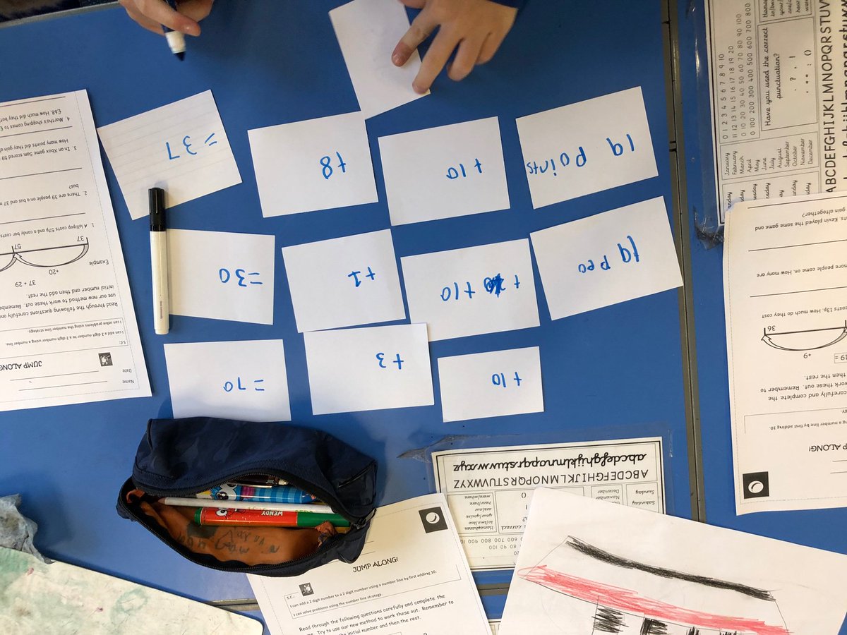 stpetersgala's tweet photo. P3/4 making physical numberlines to help them add 2 or 3 digit numbers using the jumping on strategy. #humannumberline #problemsolving. https://t.co/U91yhKzQSr