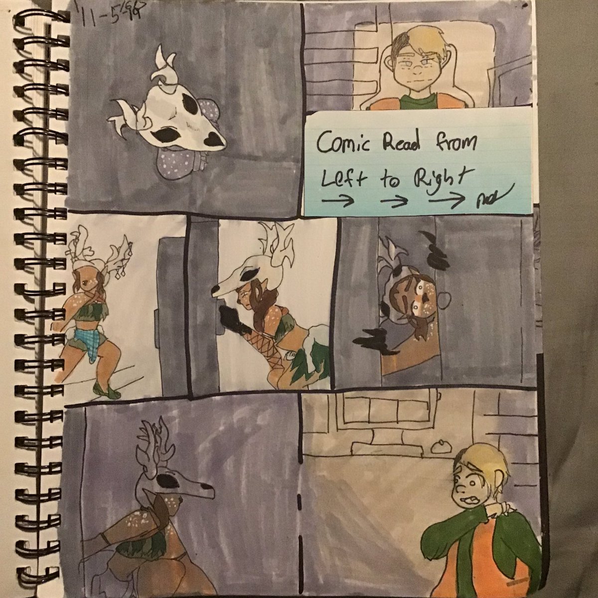 MelonteaArts's tweet photo. here’s a #minicomic featuring mossy .Leave a comment down below and let me know if you want more of her or her world #oc #originalcharacter #originalart #originalcharacters #cryptid #cryptids #cryptidart #cryptiddrawing #cryptidcomic https://t.co/KCxJnDyet7