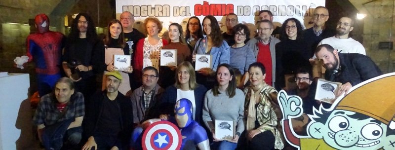 Escolajoso's tweet photo. BLOG | El pasado viernes 9 de noviembre se realizó, en el Castell de la ciudad de Cornellà, la entrega de Premios de la 35º edición de la Mostra de Cómics ‘Ciutat de Cornellà’. Nuestro profesor, Jaime Martin, recibió el 26º Premi Ivà.
LINK: https://t.co/8nsCB0nivh #comicscornella https://t.co/vZoLDPyBTX