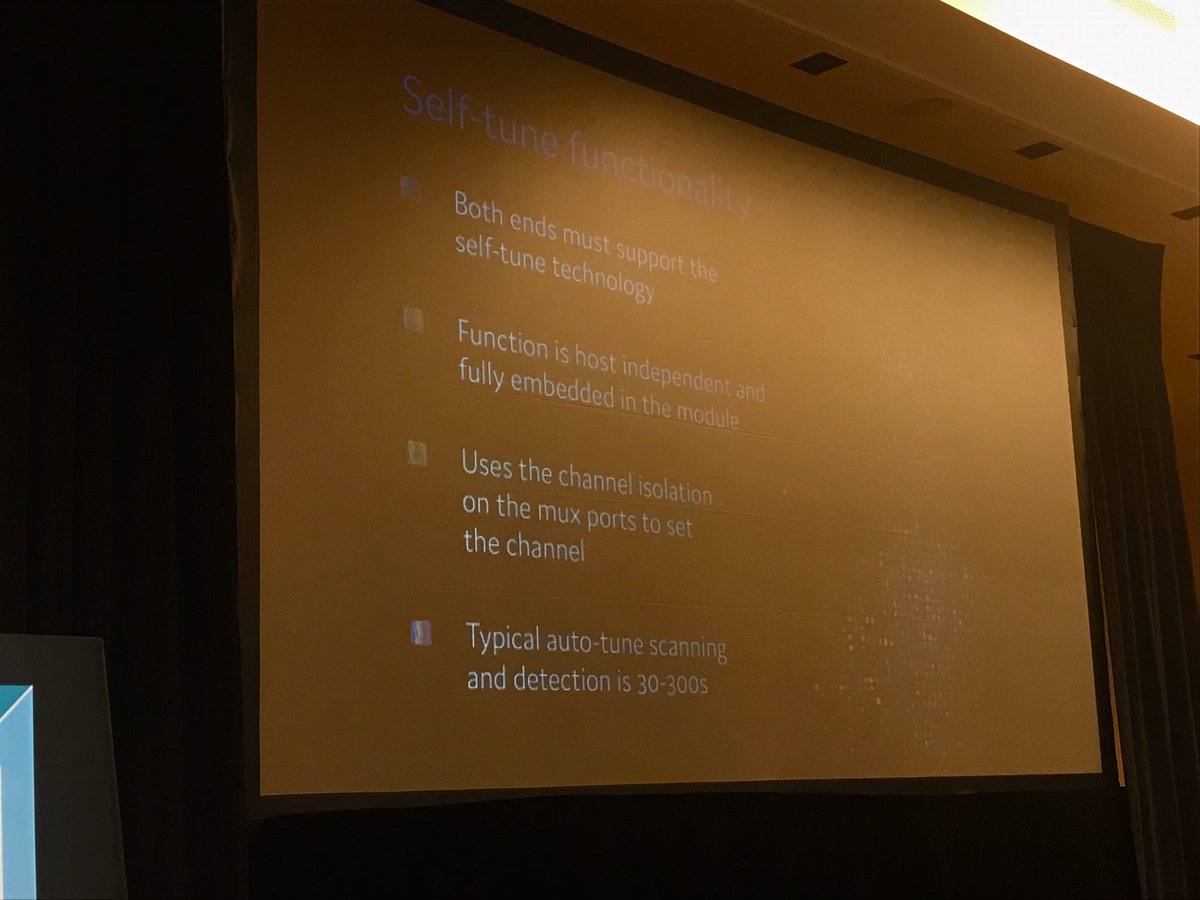 Matthew Pincus of #LINX107 silver sponsor <a href="/ProLabs_Global/">ProLabs_Global</a> has just given a talk on self-tuning #optics