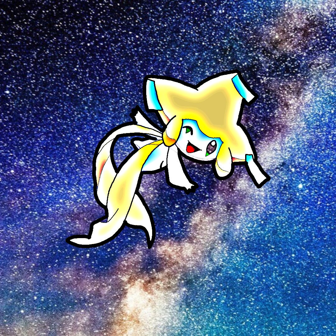 ZplayerALL's tweet photo. ミラティブ配信で皆でジラーチ描こう、ということで成り行きで描きました https://t.co/OlD37jrwrq