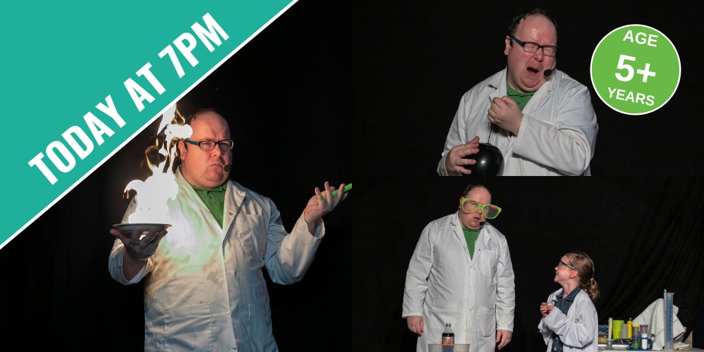 TODAY: <a href="/MrBlueJumper/">Donal Vaughan</a> presents Science Magic Show: Play With Your Food at Belltable at 7pm.

Learn about science and laugh your pants off while you do.

👉 Tickets: bit.ly/2Ke3v42