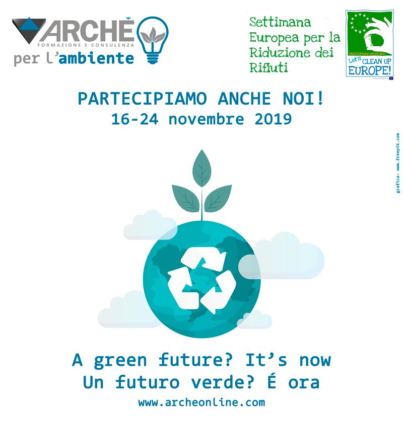arche_online's tweet photo. #Archè ha aderito a @menorifiuti con il progetto "A green future? It’s now | Un futuro verde? É ora". #SERR19 #EWWR19 #ReduceYourWaste #Catania #Sicilia #formazioneprofessionale #formazione #Ambiente  https://t.co/pl0MCQKA9I https://t.co/i0YCurQCa7