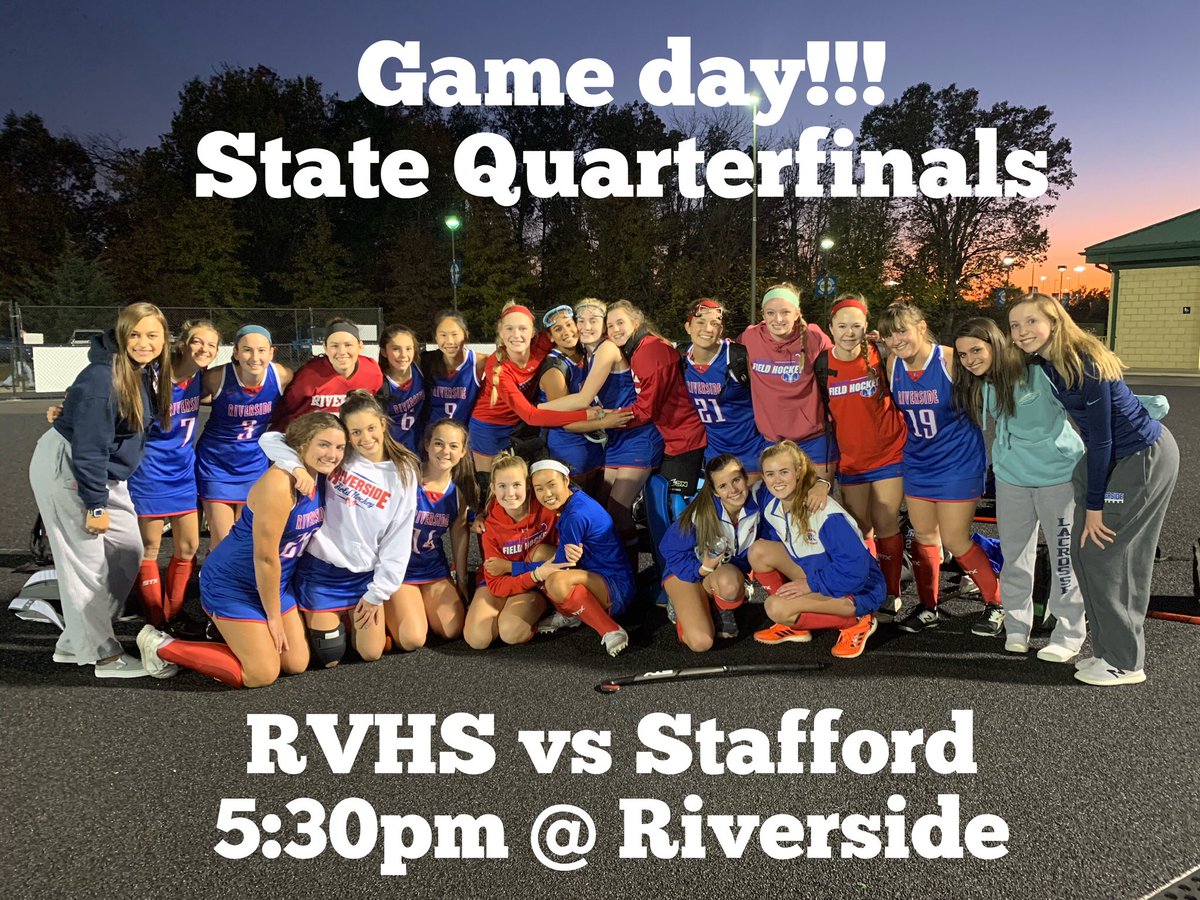 RVHSfieldhockey's tweet photo. We are ready! Bring on the game and the cold. ๐๐โค๏ธ๐๐ฅถ #RollSide #LetsGaga https://t.co/2lJ9T1wVr9