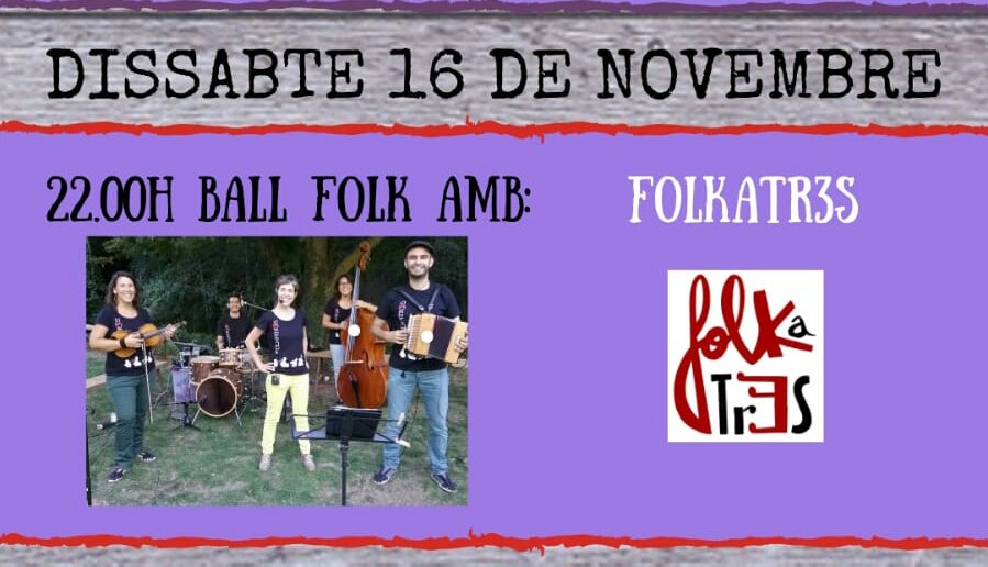 Aquest dissabte tanquem la temporada folk de #Tarragona amb els amics de <a href="/Folkatr3s/">Folkatr3s</a>!!
📆 dissabte 16
🕙 22h
🚩 a la plaça dels Sedassos