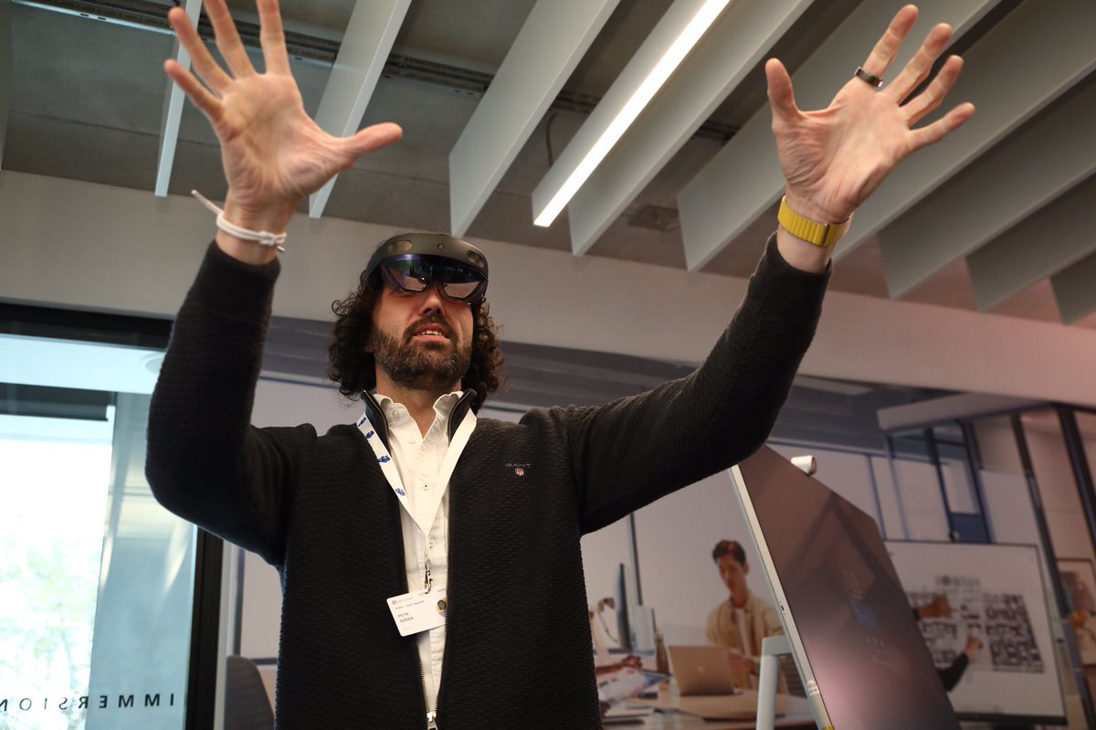 The latest cutting-edge @Microsoft technologies are in action at #WorkReworked ⤵️