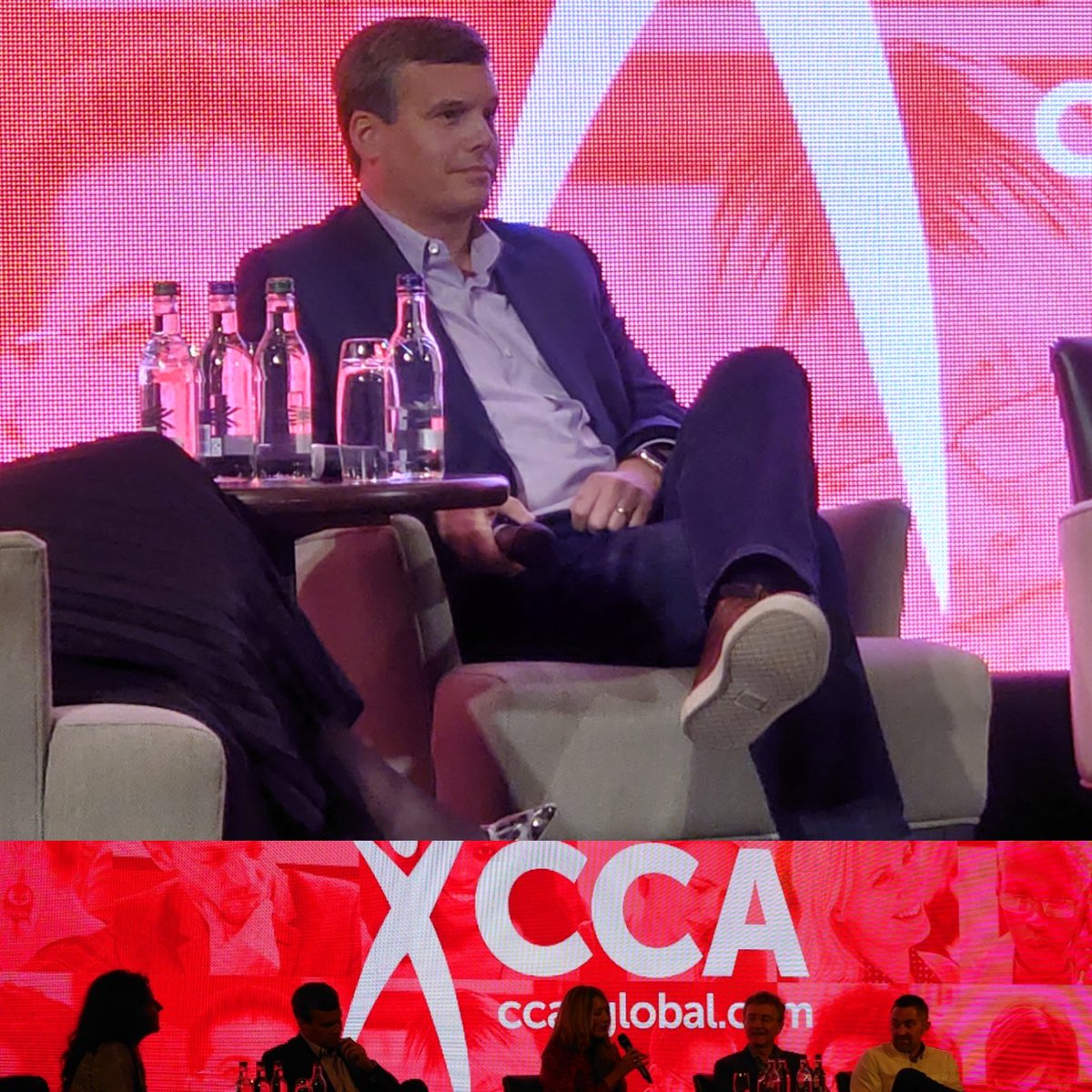 AriseDelivery's tweet photo. @AriseVSInc CEO Scott Etheridge taking questions at @CCA_Global #CCACon19 #futureofwork https://t.co/WZBgX73fpN
