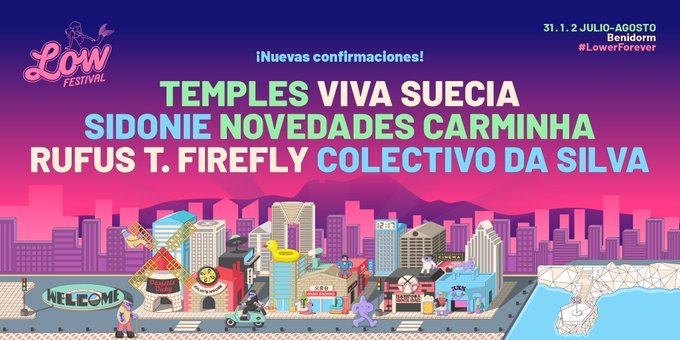 ticketea by Eventbrite (@ticketea) on Twitter photo ¿Ya te has enterado de las 6 nuevas confirmaciones del <a href="/LowFestival/">Low Festival</a> 2020? #LowerForever 😍
Abonos a precio actual hasta el jueves - bit.ly/2QeyaSq ¿Ya te has enterado de las 6 nuevas confirmaciones del <a href="/LowFestival/">Low Festival</a> 2020? #LowerForever 😍
Abonos a precio actual hasta el jueves - bit.ly/2QeyaSq