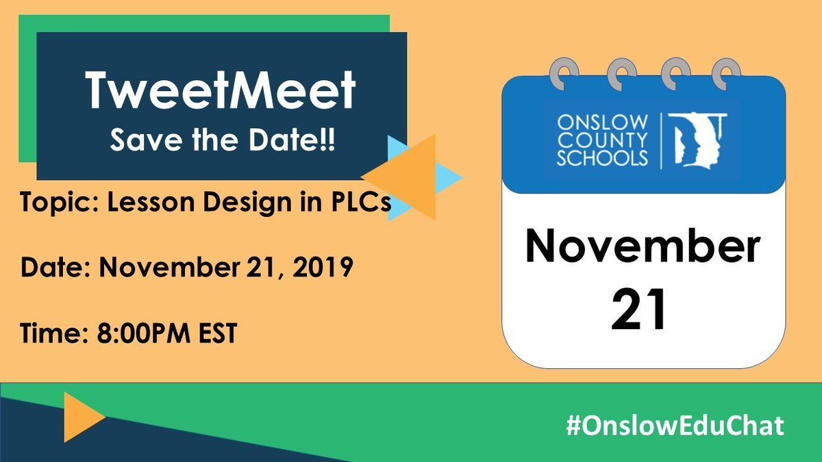 Mrs. K Collins 🍎 (@katcollins1103) on Twitter photo Next Thursday will be here before we know it! Mark your calendars to join us @RHS_Principal_ <a href="/NatalieOstrand2/">Natalie Ostrander</a> <a href="/cyndi_tucker/">Cynthia Tucker</a>! We have a great topic and I can't wait to see all the responses! #OnslowEduChat #PLCinOC Next Thursday will be here before we know it! Mark your calendars to join us @RHS_Principal_ <a href="/NatalieOstrand2/">Natalie Ostrander</a> <a href="/cyndi_tucker/">Cynthia Tucker</a>! We have a great topic and I can't wait to see all the responses! #OnslowEduChat #PLCinOC