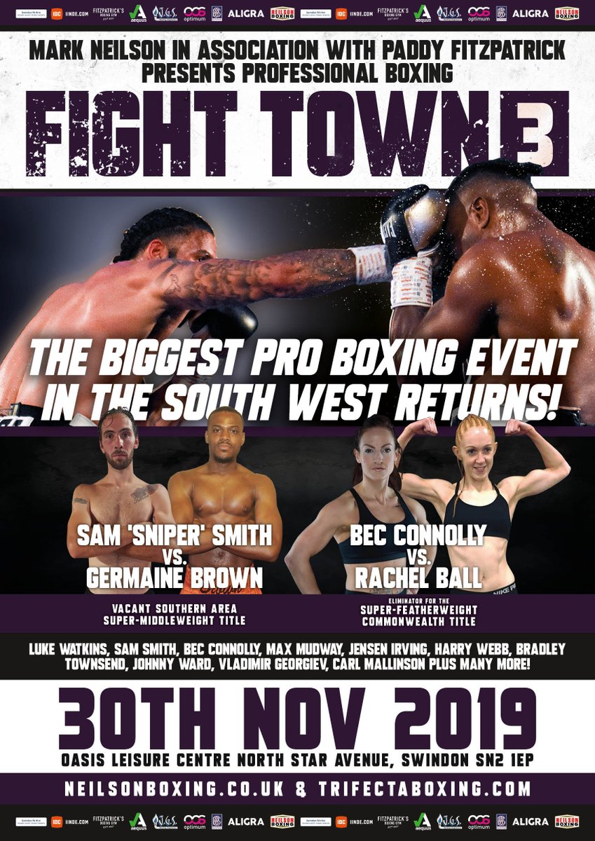 NeilsonBoxing's tweet photo. π₯ Fight Town 3 π₯
π https://t.co/PLhInN0ito
π Nov 30 2019
π Oasis Leisure Centre Swindon
#FT3 #FightTown #JGS #Aequus #Optimum #NeilsonBoxing #MarkNeilson #PaddyFitzpatrick #FitzpatrickBoxing #TrakEmployment #SouthernAreaTitle https://t.co/hF45Cp78iw